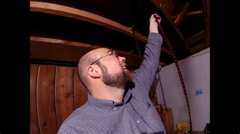 Well, some diehard kids will swing in the snow, but why do that when you can have a swing set in your basement! Easy-to-Make Basement Swing - YouTube