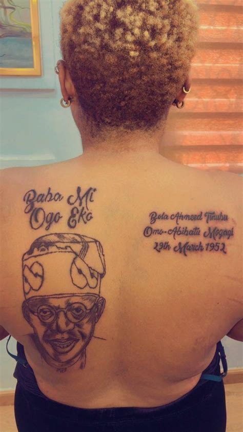 Remi tinubu pledges quality representation pmnewsnigeria.com from the papers: Reactions as lady inks tattoo of Tinubu's name, face on ...