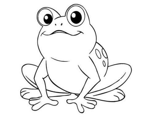 Gambar kartun hitam putih arnab. Gambar Katak Kartun Hitam Putih | Cartoon coloring pages ...