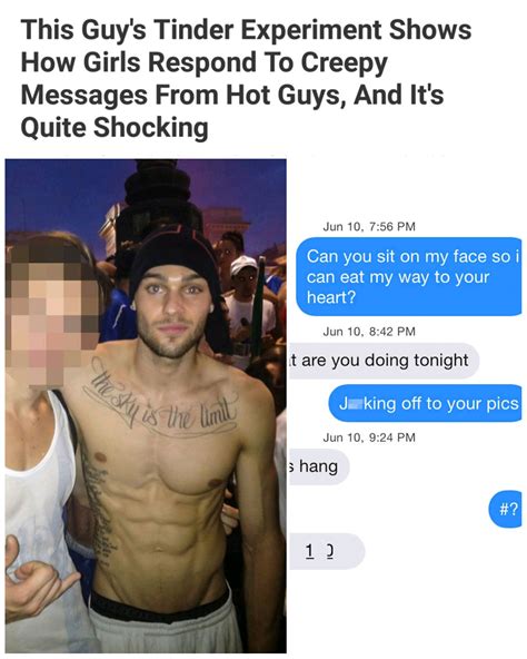 Tinder boost is tinder plus' flagship and here's how it works: Guy's Creepy Tinder Experiment proves a point - Wow ...