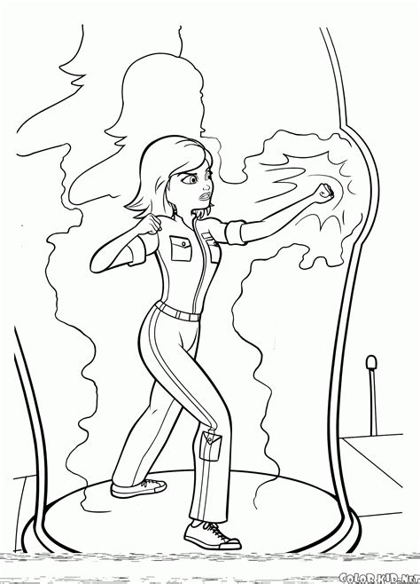 Alien coloring pages for kids. Coloring page - Monsters vs Aliens