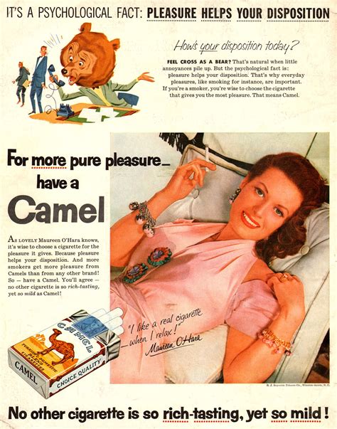 This site might help you. Cigarette Ads in 1950's ~ vintage everyday