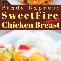 Panda express does not have any vegetarian, vegan or gluten free products. Panda Express SweetFire Chicken Breast {Easy Copycat ...