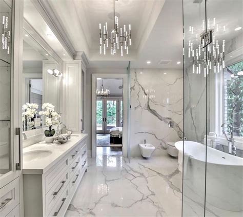 Bathrooms can evoke such a great energy and are just as important as any other room in the house. 40 Beautiful Master Bathroom Design Ideas | Modern master ...