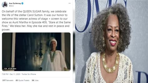 She worked for total community action and earned certification in early childhood development from texas southern university in houston. Carol Sutton Queen Sugar : Actor Carol Arthur Deluise Dies ...