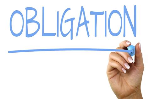 An obligation can be defined as to do or not to do an act, or to perform some work or an act. Obligation - Free of Charge Creative Commons Handwriting image