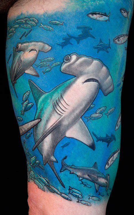 It represents that life is short so one should live it fully. Shark Tattoos for Men - Ideas and Inspiration for Guys ...