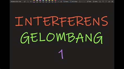 Water is dripped at a constant rate into the basin as shown in the diagram below. Fizik Tingkatan 5 Bab 1: Interferens Gelombang 1 - YouTube