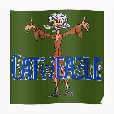 Carrot hearing where catweazle has got hitches a lift in sam's jalopy to get to the vicarage before his dad and get catweazle out of there. Catweazle Posters | Redbubble
