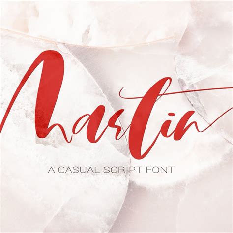 Martin script is a free font for personal use created by stasia k. Martin Script in 2020 | Script fonts, Casual script fonts ...