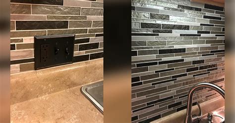 Your quick and dirty guide to tiling a kitchen backsplash. Kitchen Backsplash Update - Project by Joshua at Menards®