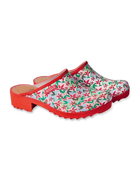 Honolulu 26 zoll 45 cm frau 6g felgenbremse. Gartenclogs im Blumendesign von Aigle - Gartengeräte und ...