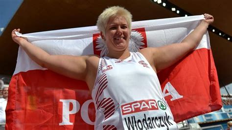 She is the 2012 and 2016 olympic champion, and the first woman in history to throw the hammer over 80 m. Picture of Anita Wlodarczyk