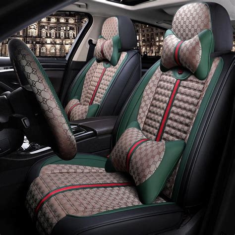 The front bucket cover allows integrated airbag compatibility. Luxury Designer Gucci Inspired Car Seat Covers » Things ...