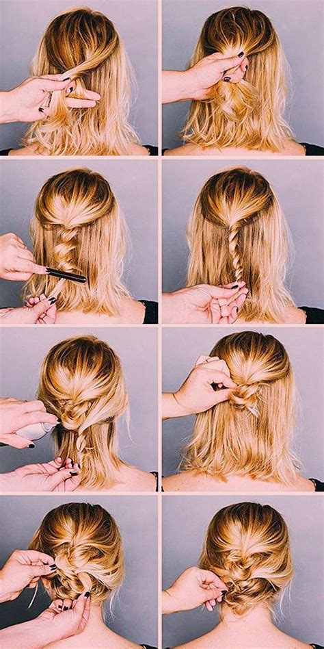 Maybe you would like to learn more about one of these? Quick-and-Easy-Updo-Tutorials-for-Medium-Hair | Medium ...