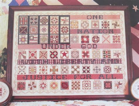 Maybe you would like to learn more about one of these? American Flag Quilt Sampler Kit Counted Cross Stitch ...