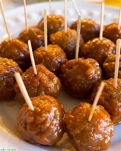 Bbq sauce, jam, brown sugar, chipotle powder, onion powder, garlic powder, and two shots of bourbon. Easy Delicious Slow Cooker Honey Bourbon Meatballs