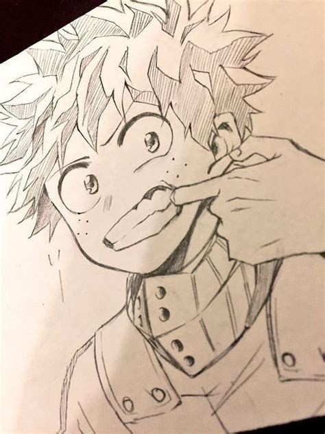 Latest pencil drawings addition on our drawing sketches page. Deku's design | Sketches