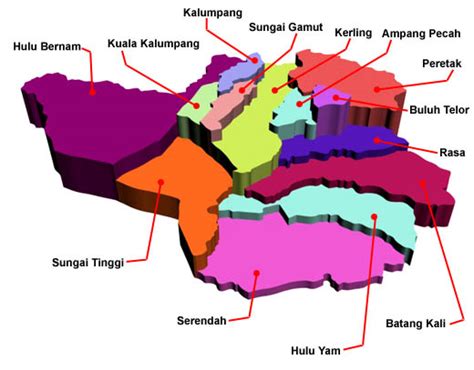 Kajang, ampang, cheras, bangi, semenyih, beranang, bandar baru bangi, bandar daerah kuala langat : shizukaonline.blogspot.my: Peta : Daerah Hulu Selangor