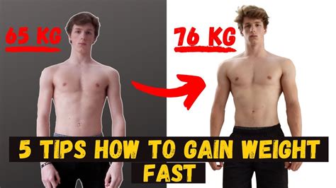 It only takes 2 months of inactivity to ruin years of training. How To Gain Weight FAST for SKINNY GUYS! (5 TIPS!) - YouTube