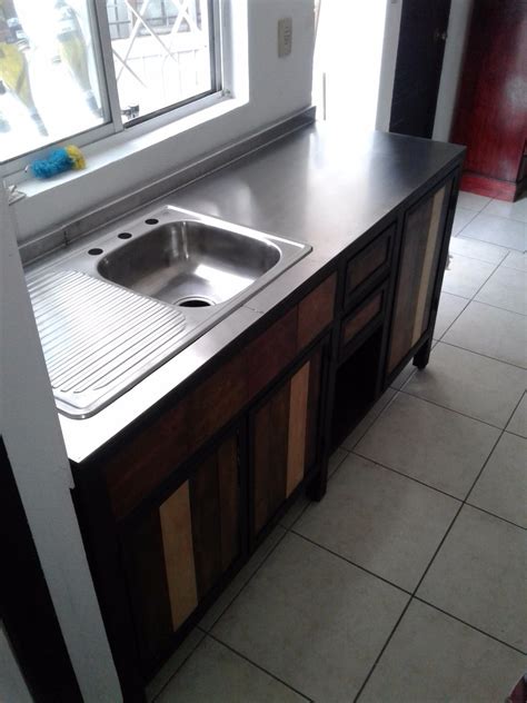 Corte de madera a medida. Muebles Cocina A La Medida Madera Metal Inoxidable - $ 100 ...