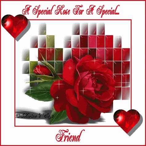 At first, special friend is never in my dictionary. Decent Image Scraps: A special rose for a special friend
