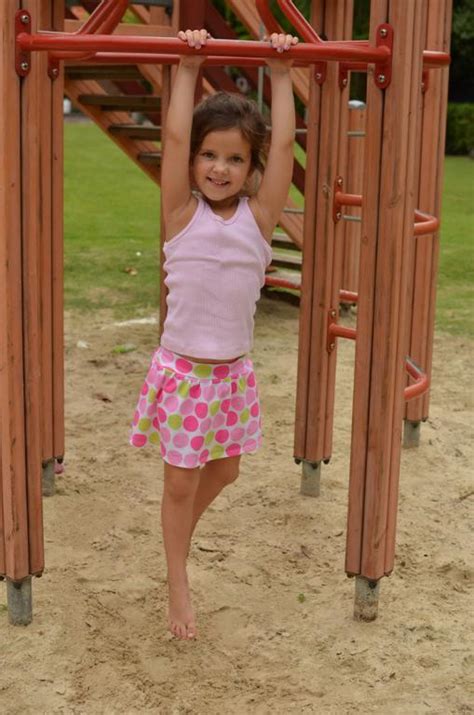 The shorts underneath are comfortable and have two pockets which inner drawcord for a pretty snug, adjustable fit, and keeps waistband from sliding down. Monkey Bar Skirt - Hey June Handmade