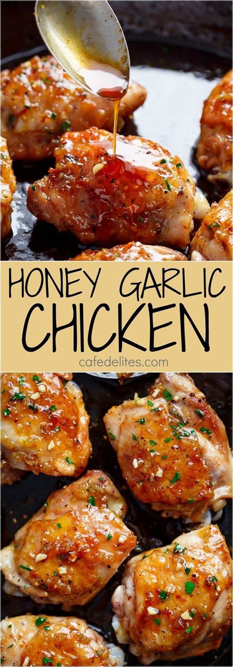 Honey garlic butter shrimp ingredients: Sticky and Easy Honey Garlic Chicken made simple, with the ...