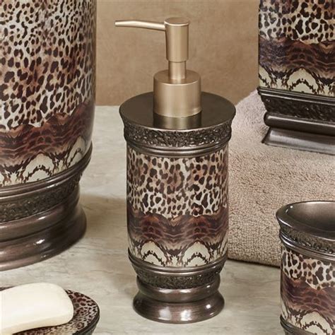 Carefully crafted, this premium bath box is the perfect storage solution for any bathroom or nursery. Mombasa Safari Animal Print Bath Accessories | Bath ...