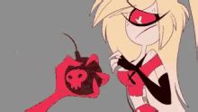 She opens a hotel in hopes that patients will be checking out into heaven. Hazbin Hotel Alastor GIF - HazbinHotel Alastor RadioDemon ...