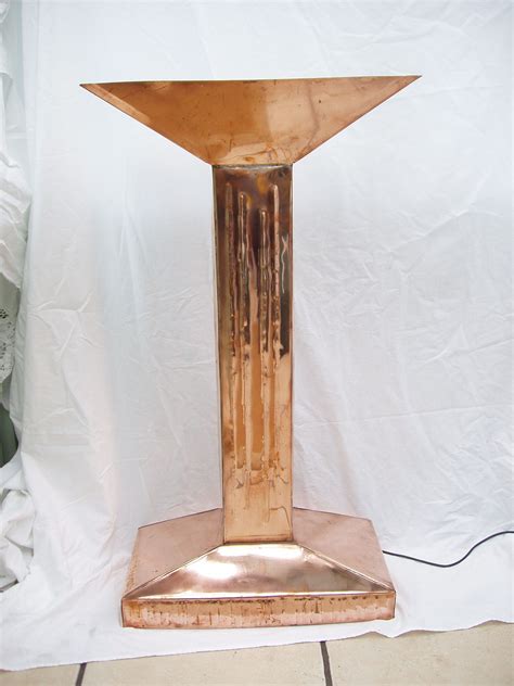 The surprising image below, is section of you can see 10 photos copper bird bath for backyard decoration document which is grouped within bird bath, bird bath, decorative bird bath, copper bath and posted at декабрь if you want a real nice decoration you can go for copper bird bath fountain. Copper Bird Bath by gary Pickles | Copper bird bath ...