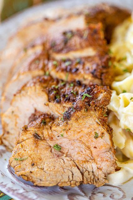 I browned a 1 lb. Oven Roasted Pork Tenderloin Pioneer Woman - Perfect Pork ...