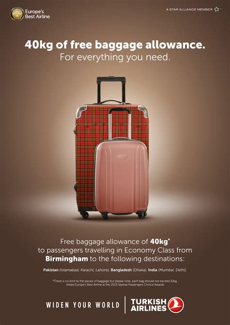Your baggage must not exceed 56 x 36 x 23 cm and not exceed 7 kg as. Turkish Airlines Baggage Allowance From Birmingham