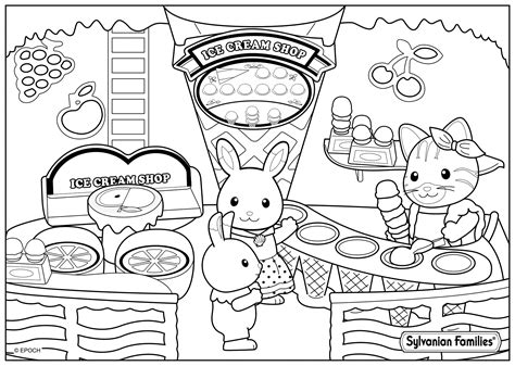 Ice cream cone clip art. Ice Cream Shop Coloring Page at GetDrawings | Free download