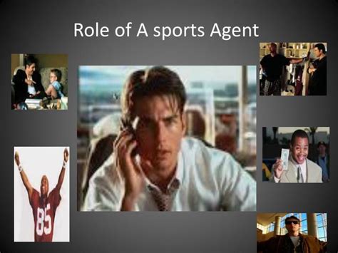 Agents might work for a sports agency, a law firm that specialises in sporting contracts, or they may be freelance. PPT - Role of A sports Agent PowerPoint Presentation - ID ...