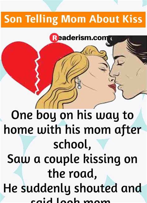 Like, sometimes it's a gentle creek. Son Telling Mom About Kiss | Relationship jokes, Funny ...