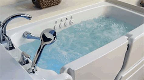 This is a bathtub for one person where the water is drained after every use, not a hot tub for several people where the water stays in. Is a Walk-In Tub Right for You? | Walk in tubs, Tub, Best ...