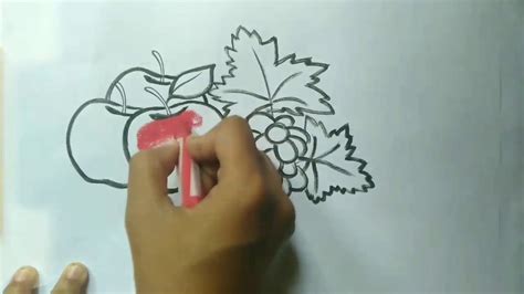 Gambar buah buahan bahasa arab paling lucu. Cara mewarnai gambar buah-buahan - YouTube