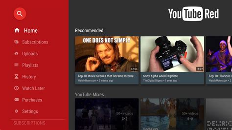 Finding something to watch is simple with voice search. YouTube For Android TV v1.3.8 Adds Buttons To Manage ...