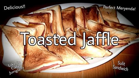 We are not affiliated with new york times. ALTERNATIVE JAFFLE OF CAFE JUNGLE | YUMMY TOASTED JAFFLE ...