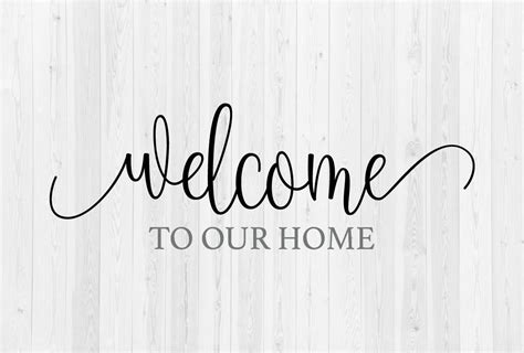 We did not find results for: Welcome To Our Home SVG Cut File