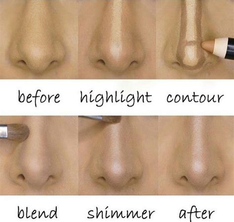 Much like how determining your face shape can help you choose a flattering hairstyle, knowing flat: Make Nose Smaller: How to Make Tip of Nose Smaller with Makeup? | LadyLife | Nose makeup ...