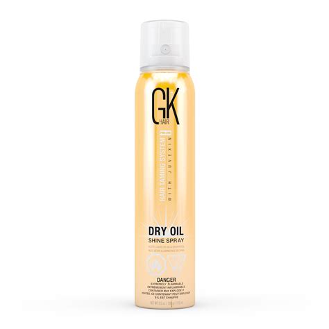 We've created a formula that not only increases the density and length of your hair but is. GKhair Dry Oil Shine Hair Spray - HANNA ORGANIC