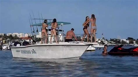 We will now stop for a moment. out on a boat at nixon beach - YouTube