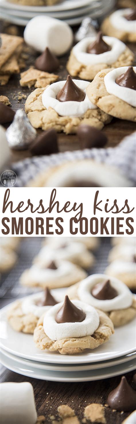 The cookies are also adorable and will look great on your christmas dessert tray. Hershey Kiss S'mores Cookies - Like Mother, Like Daughter