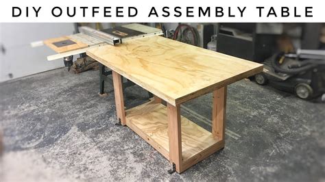 Creeves makes the mobile outfeed assembly table with kreg features ep020. DIY Torsion Box Outfeed/Assembly Table - YouTube