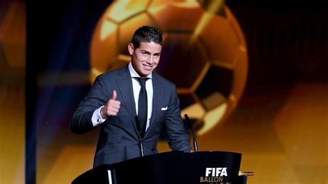 The puskas award was created by fifa in 2009, and arsenal, manchester united and real madrid men have all gone on to win it. Fifa Puskas Award Winner James Rodriguez Of Colombia - ハメ ...