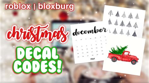 Unfortunately, no codes are active at this moment but keep checking this space for upcoming codes. Roblox CHRISTMAS Decal Codes! || Bloxburg 2020 - YouTube