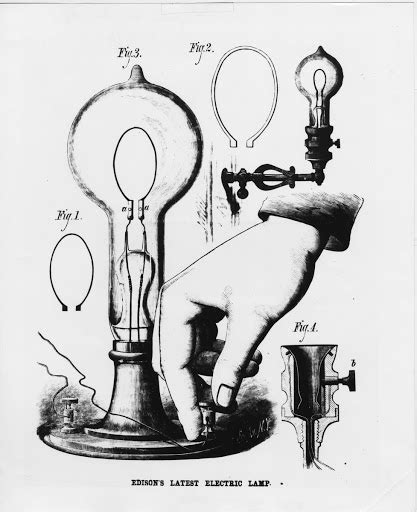 Swan verklagte edison in großbritannien mit der behauptung, seine erfindung sei vorgekommen, was von den britischen gerichten und 1882 von der. Diagram, Edison's latest lamp - Edison Electric Light ...