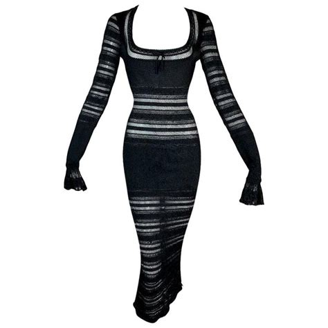 We did not find results for: 1990's Azzedine Alaia Sheer Black Knit Wiggle Bodycon ...